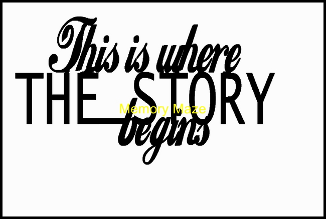 This is where the story begins    150 x 100 Memorymaze